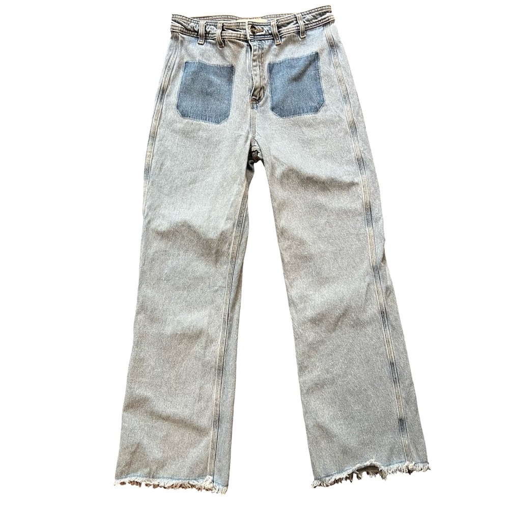 Seventy + Mochi Patched Pocket Mabel Jean in Rodeo Vintage Size 29 - Picture 5 of 9